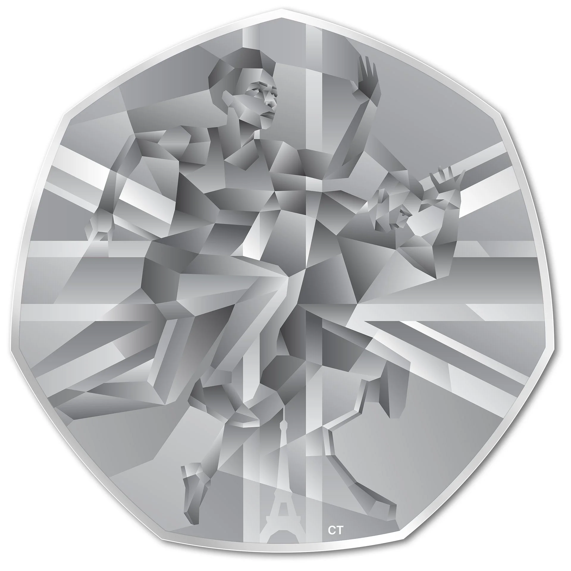Team GB Paris 2024 Coin Design — Tsevis Studio